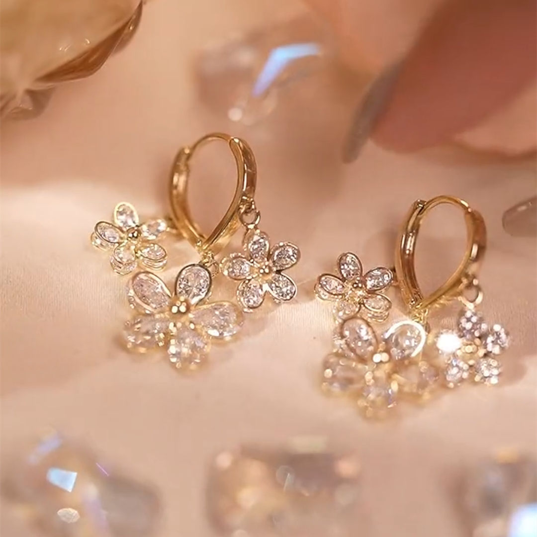 Internet Celebrity Versatile Earrings 925 Silver