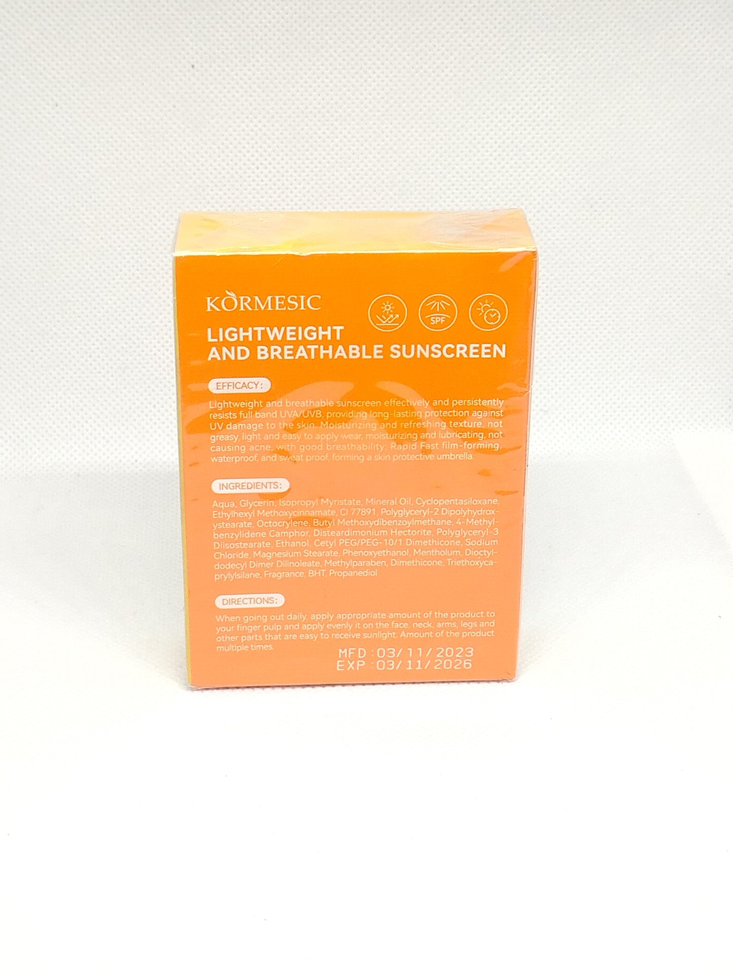 Kormesic Sunscreen (SPF 50)