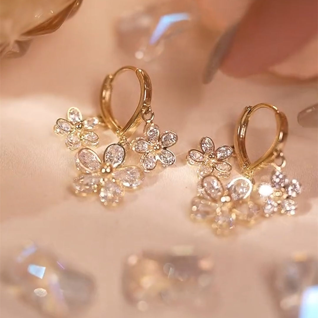 Internet Celebrity Versatile Earrings 925 Silver